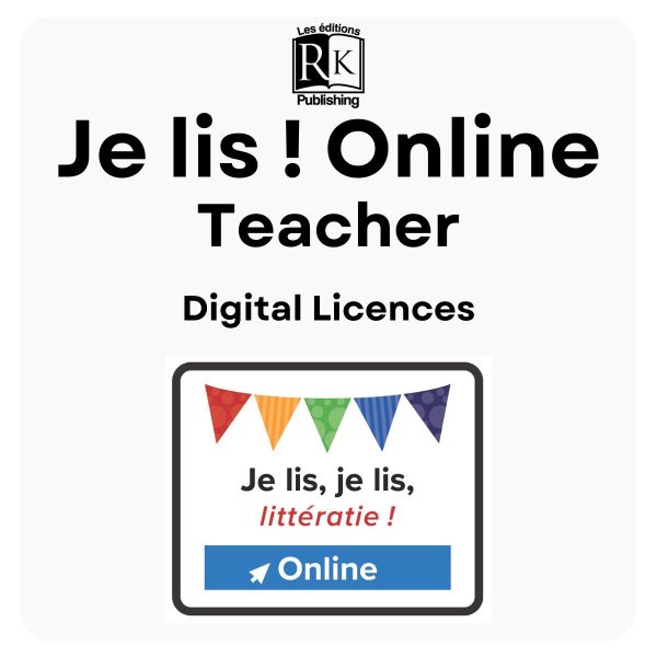 Je lis ! Online - Teacher Licences